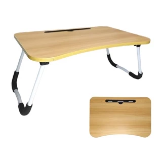 Mesa Portátil Computador Cama Dobrável Madeira Computador Notebook ZDZ-500