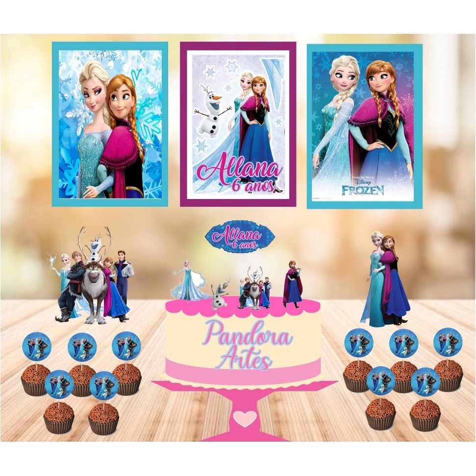 Kit Festa Infantil Frozen - Delicarte Festa