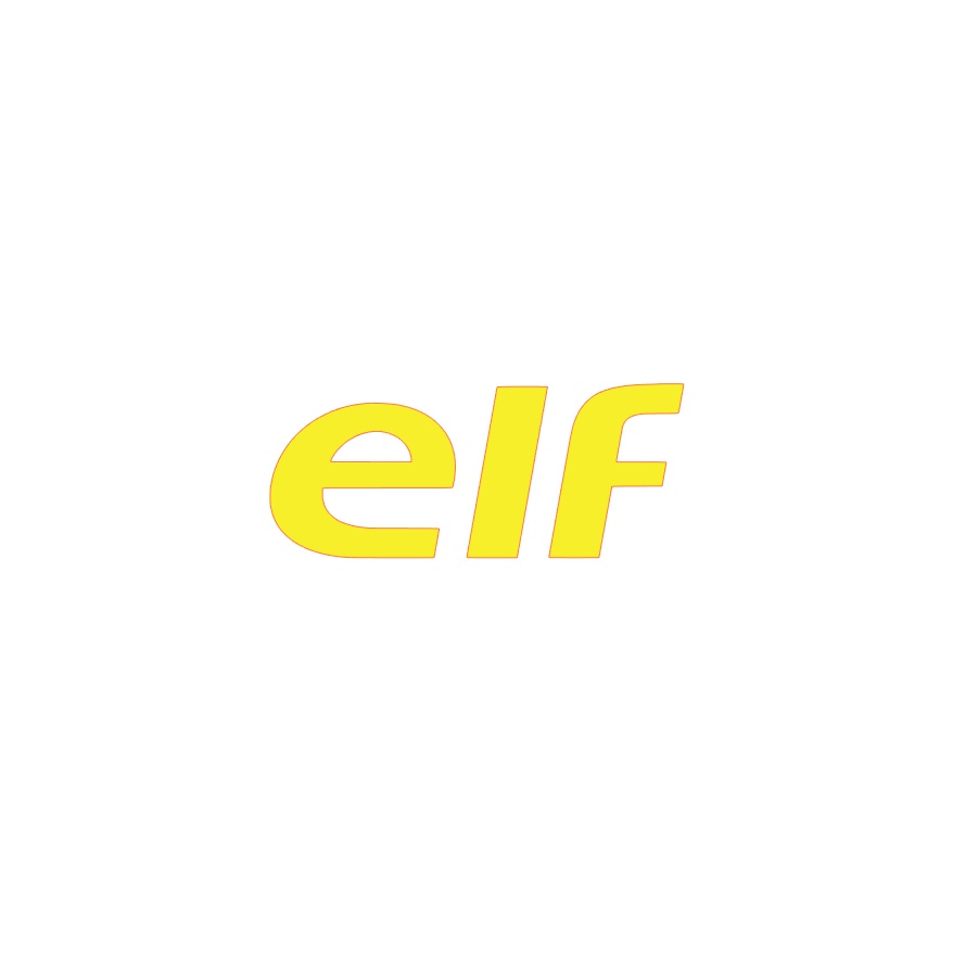 Autocollant Vintage ELF – Adhésif D'origine Italienne Des Années 80 – État Neuf