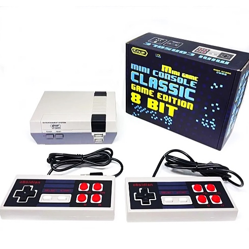 Video Game Mini 800 Jogos Retro 8 bits 2 Controles KNUP