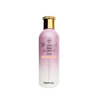 farmstay diamond shine impact toner emulsion 200g
