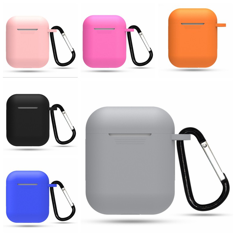 Capa De Silicone Para Fone Bluetooth Sem Fio Capa Protetora AirPods -varias Cores TB-1453