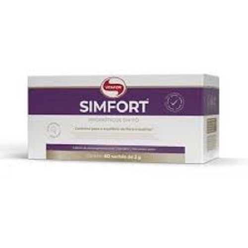 Simfort Probiótico Com 5 Espécies 2g Vitafor 60 Sachês | Shopee Brasil