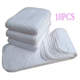 Kit 10 Liner Absorvente para Fralda Ecológica lavável Reutilizável Pano