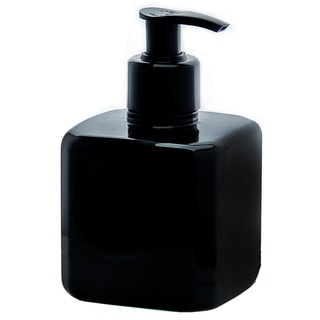 Porta-Sabonete Líquido Shampoo Dispenser Preto