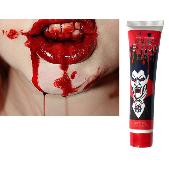 10 Pcs sangue vampiro Halloween,Maquiagem sangue falso Halloween - maquiagem  sangue falso, cosplay Halloween para mulheres e homens, sangue falso para  Generic