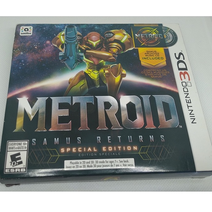 Metroid Samus Returns 3DS Special Edition Edição de Colecionador