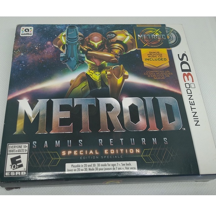 ニンテンドー3DS/2DS METROID SAMUS RETURNS SPECIAL EDITION Metroid Samus Returns 3DS Special Edition Edição de