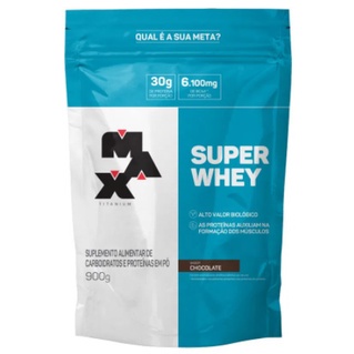 Super Whey Protein 900g – Max Titanium WPC Concentrado