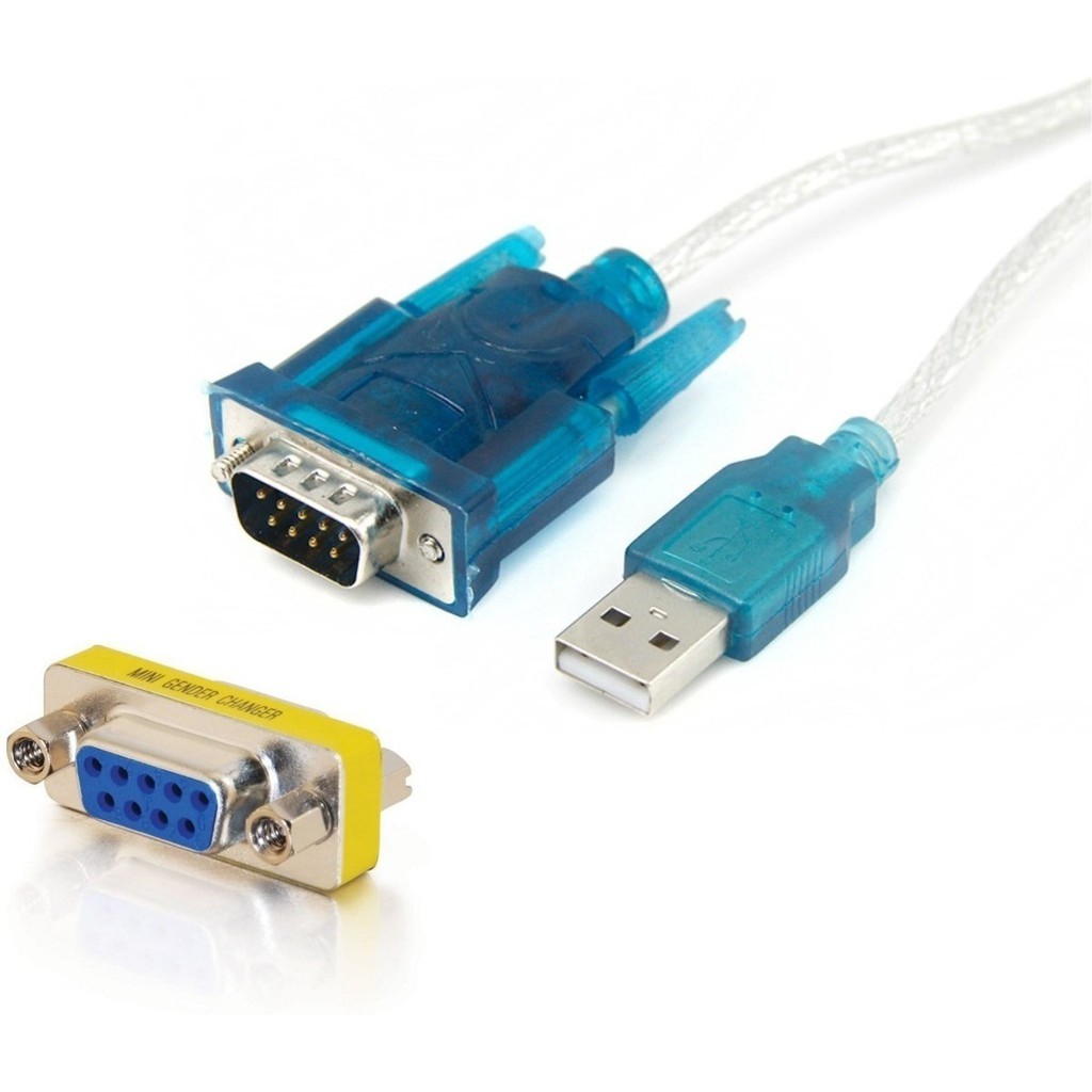 Cabo Serial Macho Rs232 USB Adaptador Fêmea Db9 Recovery | Shopee Brasil