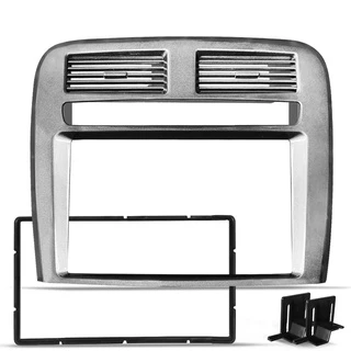 Moldura Painel Dvd 2 Din Fiat Punto 2008 09 A 2012 Grafite