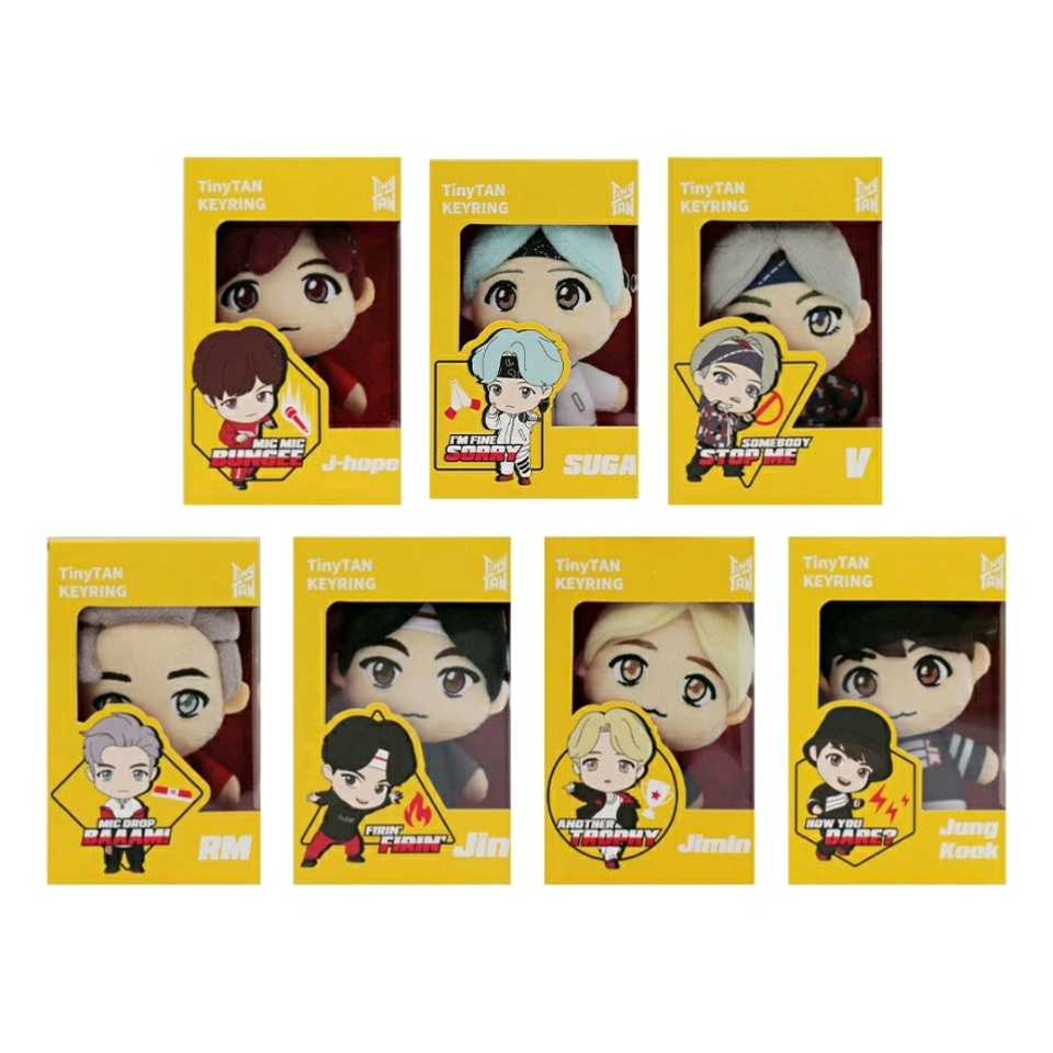 BTS-Boneca De Pelúcia TinyTan KEYRING | Shopee Brasil