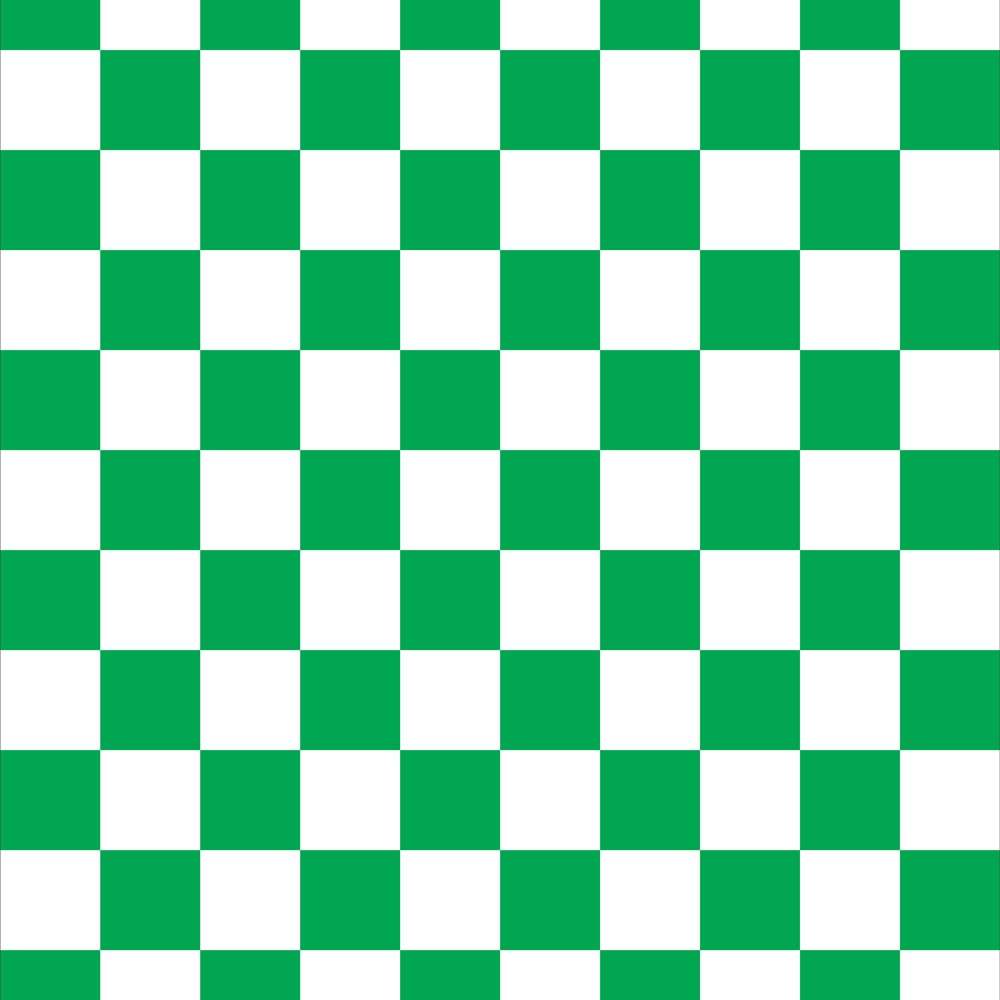 Papel de parede xadrez verde - Branco Casa