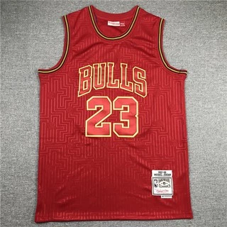 Camisa Nba Chicago Bulls No . 23 Esportes O Ano Novo Do Rato Edição Limitada Vermelho hY7R