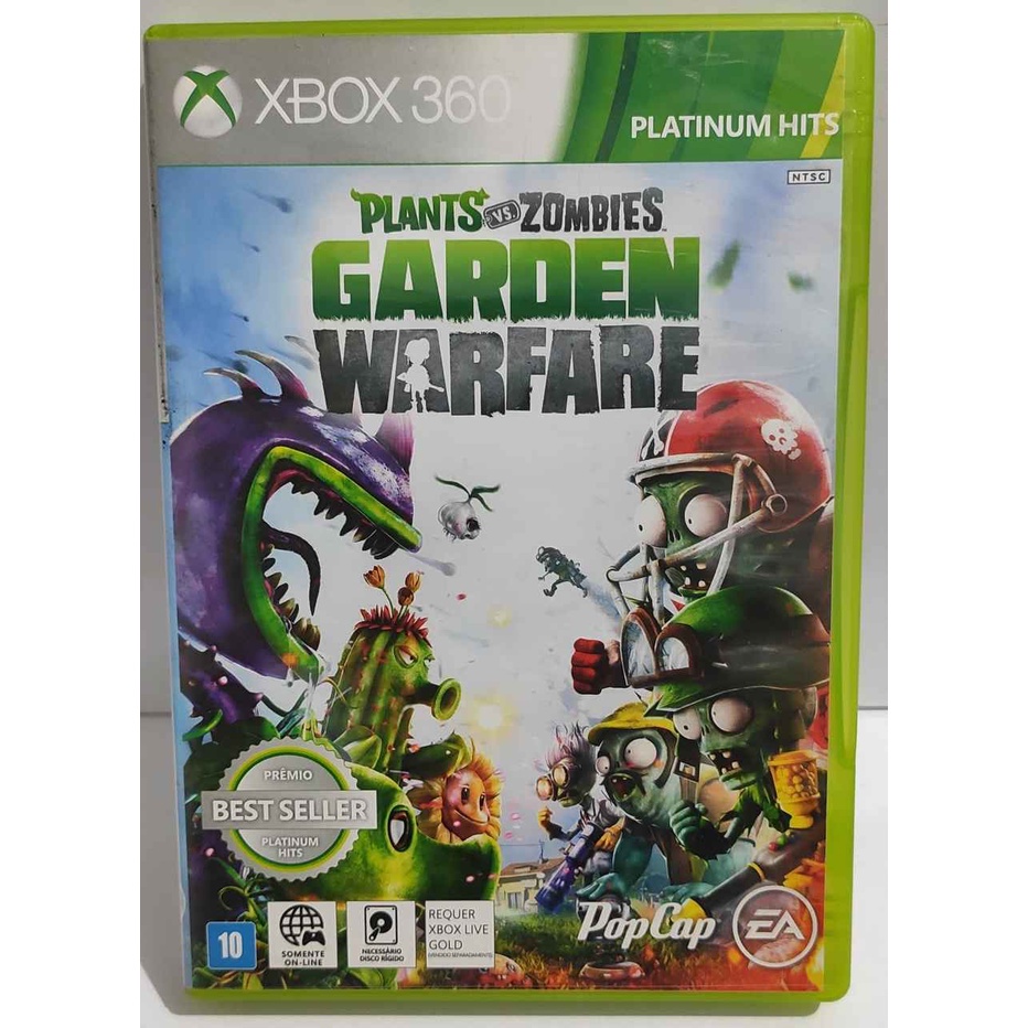 Plantis Vs Zombies (Planta Vs Zumbi) Jogo Original em Cd para Xbox 360, Jogo de Videogame Xbox-360 Nunca Usado 58812510