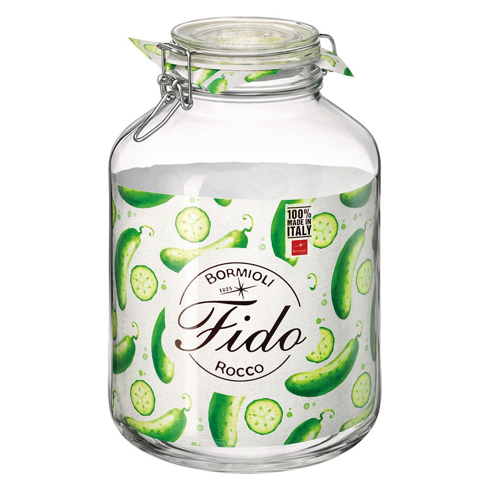 Pote Bormioli Rocco Fido Balanco Top Grande Vidro Luxo 5L