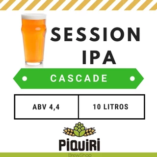 Kit receitas cerveja artesanal 10L Session IPA Cascade