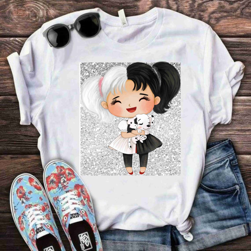 Camiseta Cruella De vil Cruela devil filme d lmatas ADULTO E