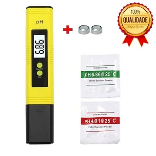 Medidor De Ph Da Água Digital Alta Precisão Calibração Automática Visor Lcd Mede pH Piscina Aquário