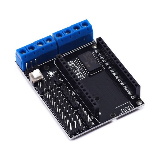 Motor Shield Para Módulo ESP8266 Wifi NodeMcu - ESP12E Motor Shield ...
