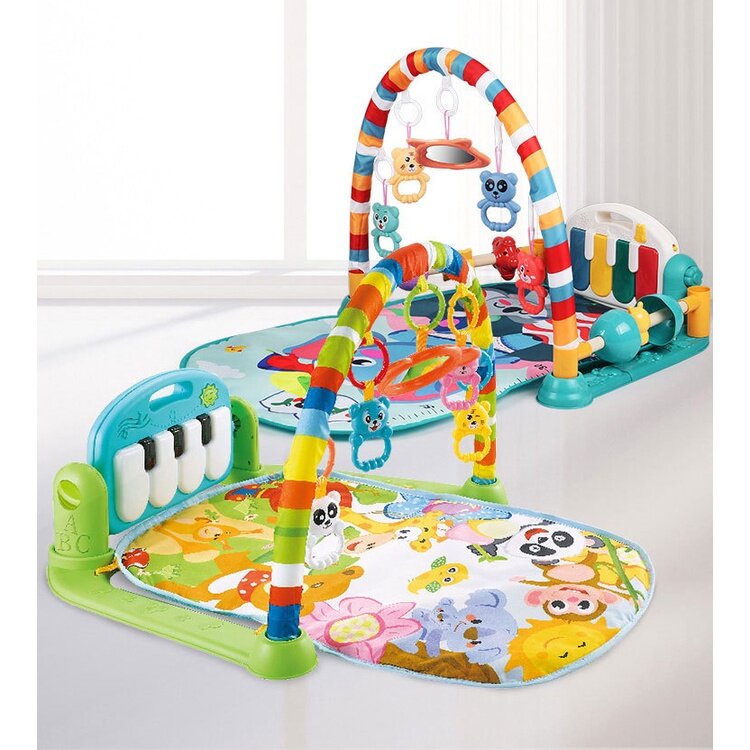 Tapete de Atividades Musical Bebê Infantil Piano Removível Arco Com  Brinquedos Baby Tudo Etitoys - Baby&Kids
