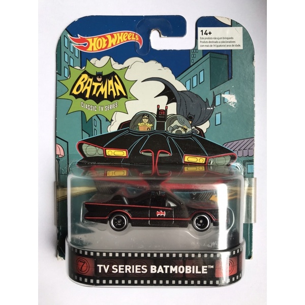 Hot Wheels Batman Cassic Tv Series Batmobile Mattel no Shoptime