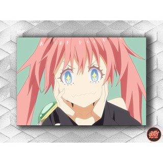 Quadro decorativo Tensei Shitara Slime Personagens