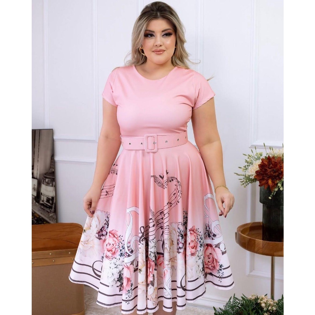 Vestido Midi Gode Moda Comportada Evangélica Gospel Cristã Congresso ...