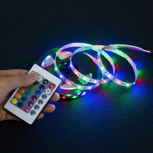 Fita De Led Flexível Usb 2835smd Dc5v 1 Metro P/ Cpu