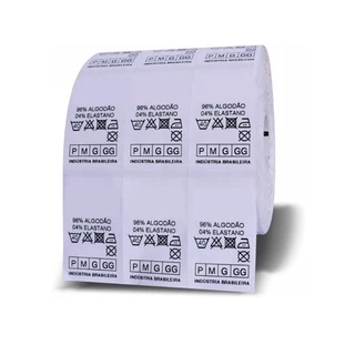 Etiqueta para roupas com sua marca em Nylon super resistente top 1.000 Unid