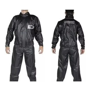 Capa de chuva para motoqueiro PVC impermeável.