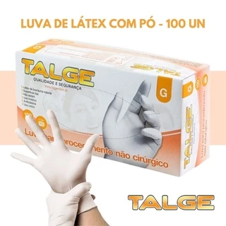 Luva de Látex - Talge - com pó