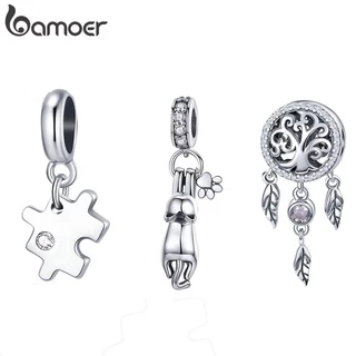 Pulseira Bamoer Beads Elemento De Gato Dreamcatcher Para Colar De Jóias Diy Acessórios Da Moda Presentes Femininos em Oferta na Shopee