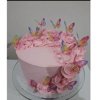 bolo de borboleta rosa em Promoção na Shopee Brasil 2023