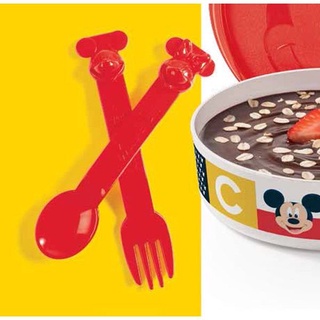 Talheres Mickey Minnie Tupperware