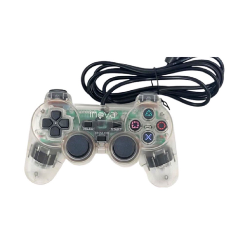 Controle Playstation PS1 e PS2 Jogos Videogame Com Fio