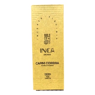 Incenso Terapêutico Capim Cidreira Inca Aromas 60g