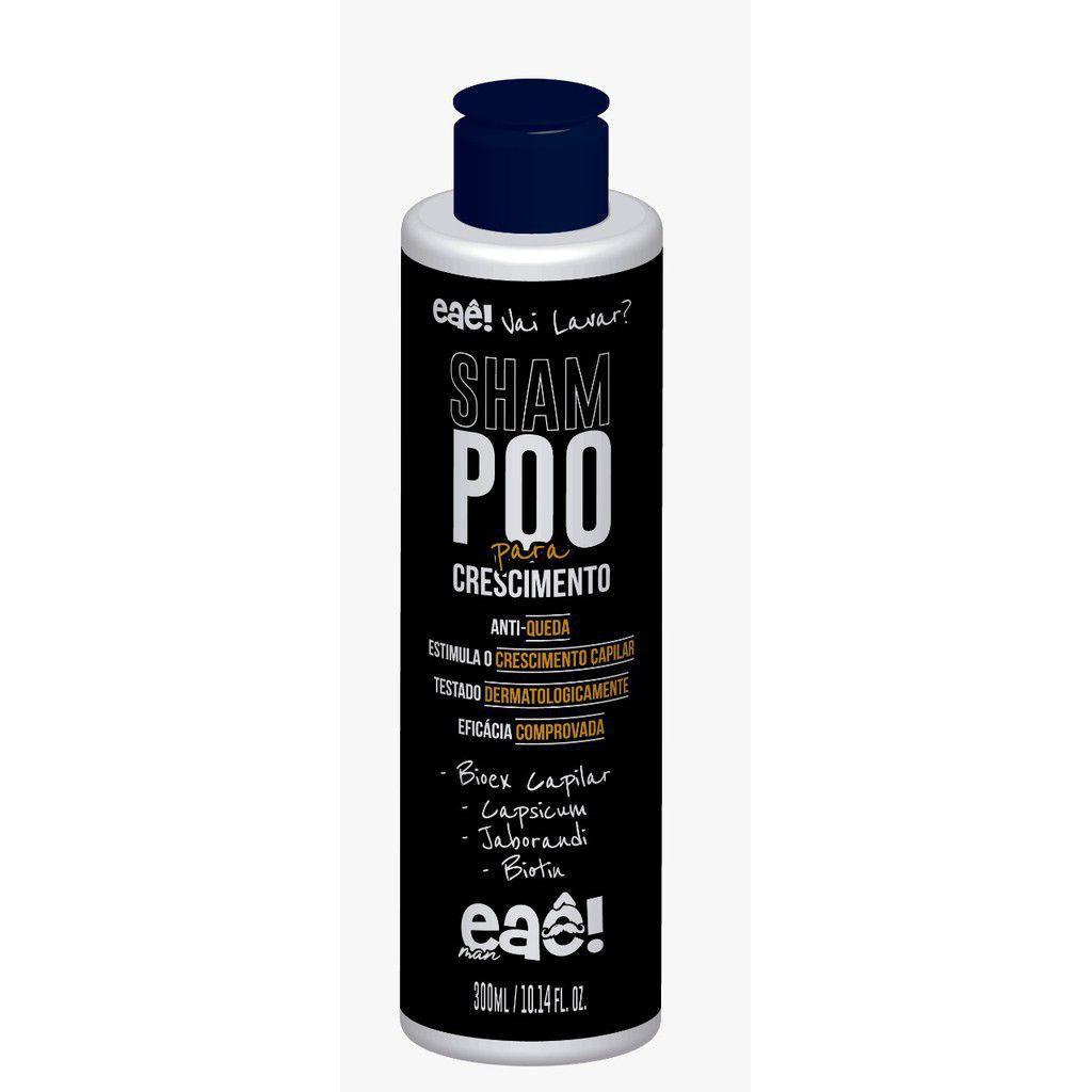 Shampoo Para Crescimento Capilar Anti Queda Eaê 300ml | Shopee Brasil