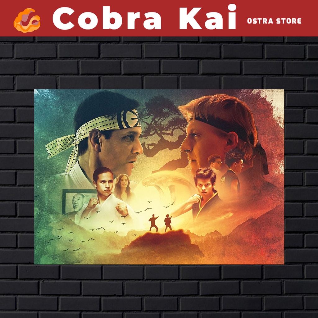 Cobra Kai 01 a 15 - Placa MDF & Quadro com Moldura | Shopee Brasil