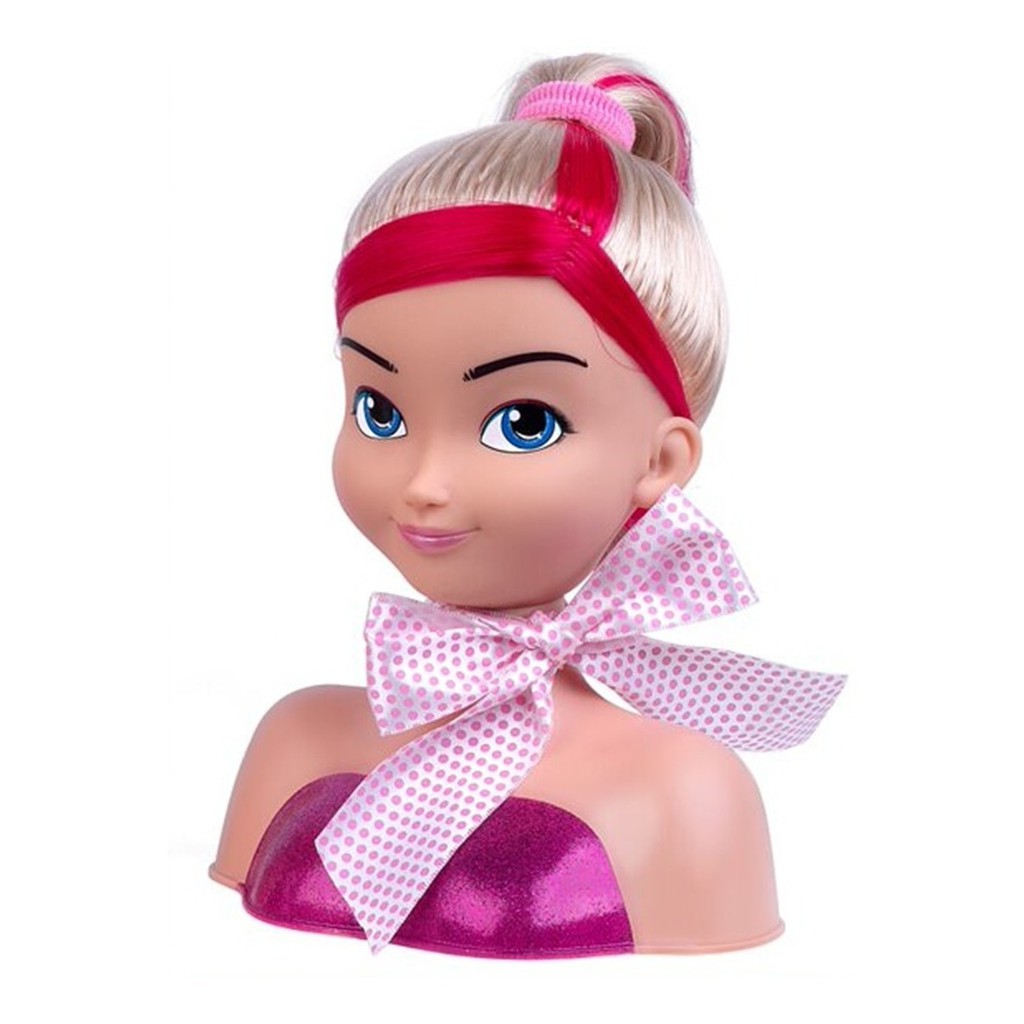 BONECA BUSTO NANCY HAIR PARA FAZER PENTEADO E MAQUIAGEM - SUPER TOYS - REF.  465