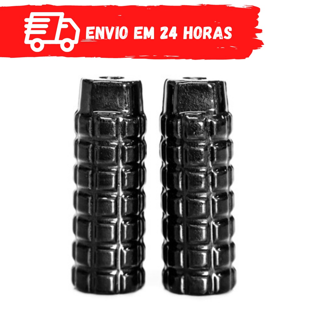 Par de Apoio Pezinho Trolhinha Alumínio Preto Suporte de pé / Pedaleira de  Bicicleta | Shopee Brasil