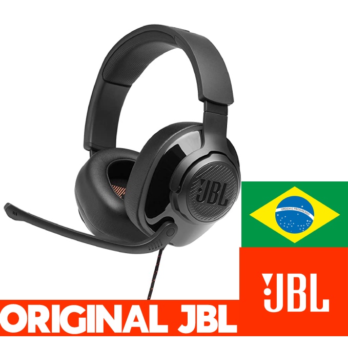 Headset Gamer JBL Quantum 200 Over Ear Preto ORIGINAL JBL Shopee Brasil
