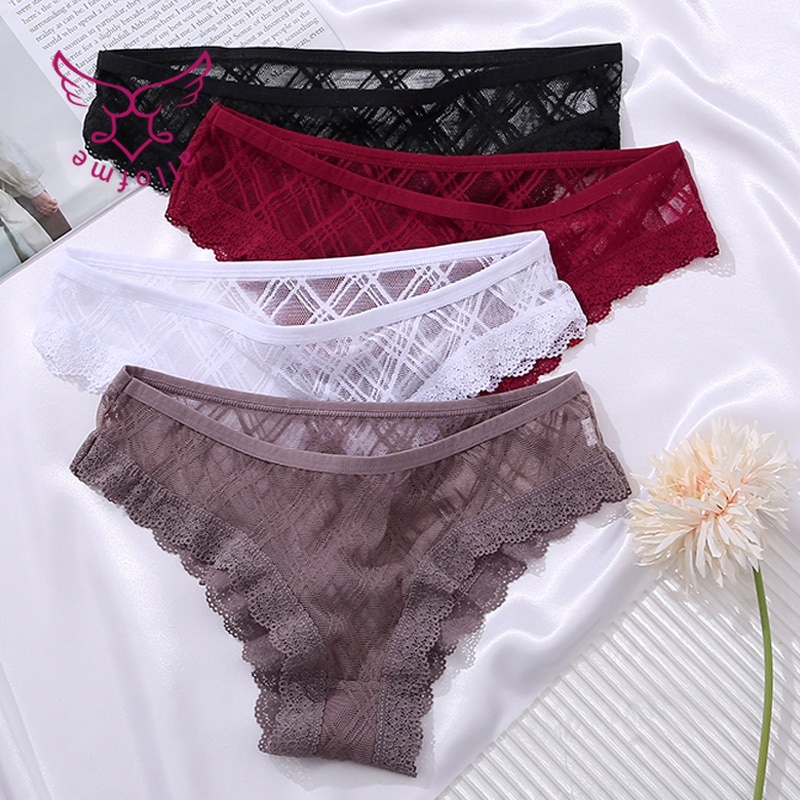 3pcs/lot 100% Mulberry Silk Underwear Women Briefs Silk Lady Sexy Panties  M-3xl