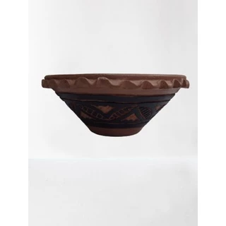 Alguidar Cerâmica Marajoara N3 Preto 26cm - unidade