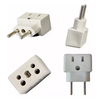 Adaptador de Tomada substitui o do tipo Porcelana Benjamin T 10 A e 20 A Diversos