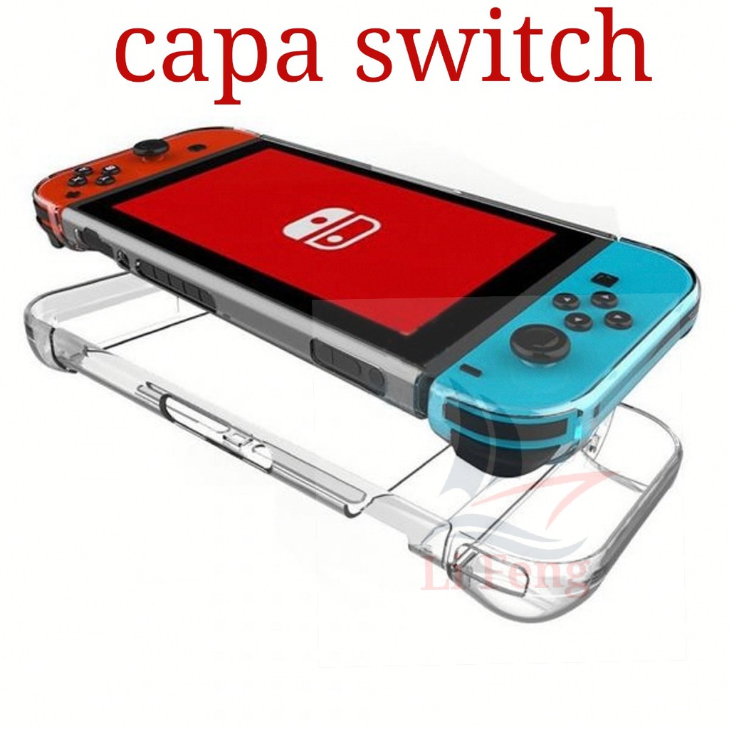 Case Capa Silicone Tpu Para Nintendo Switch/Oled Alta Proteção