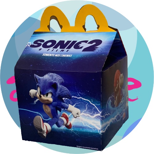Boneco Knuckles Sonic 2 Mc Donalds Lanchefeliz Brinquedo 7