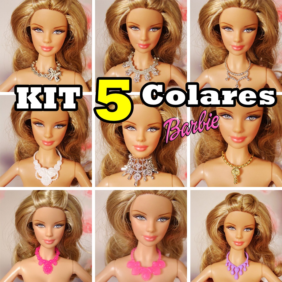 Kit 50 Cabides P/ Roupas Da Boneca Barbie Susi Blythe Roupas