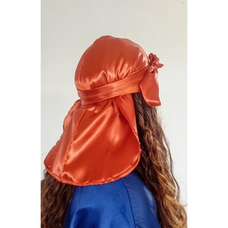 Touca Durag Bandana Waves Afro De Cetim - Aksa Cosmeticos