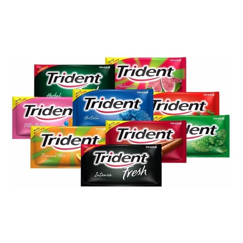 Chiclete Trident Caixa C/21 Unidades